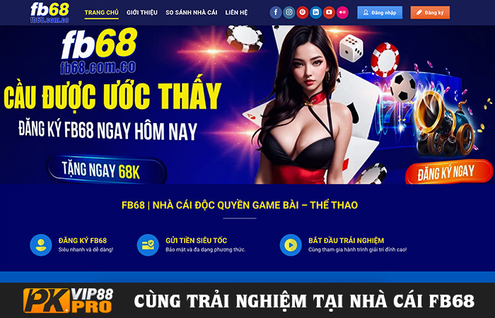FB68 - giao diện nhà cái